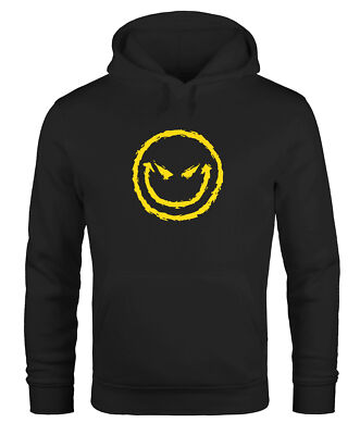 Hoodie Men's Evil Emoticon Sweatshirt Hooded Pullover Moonworks 