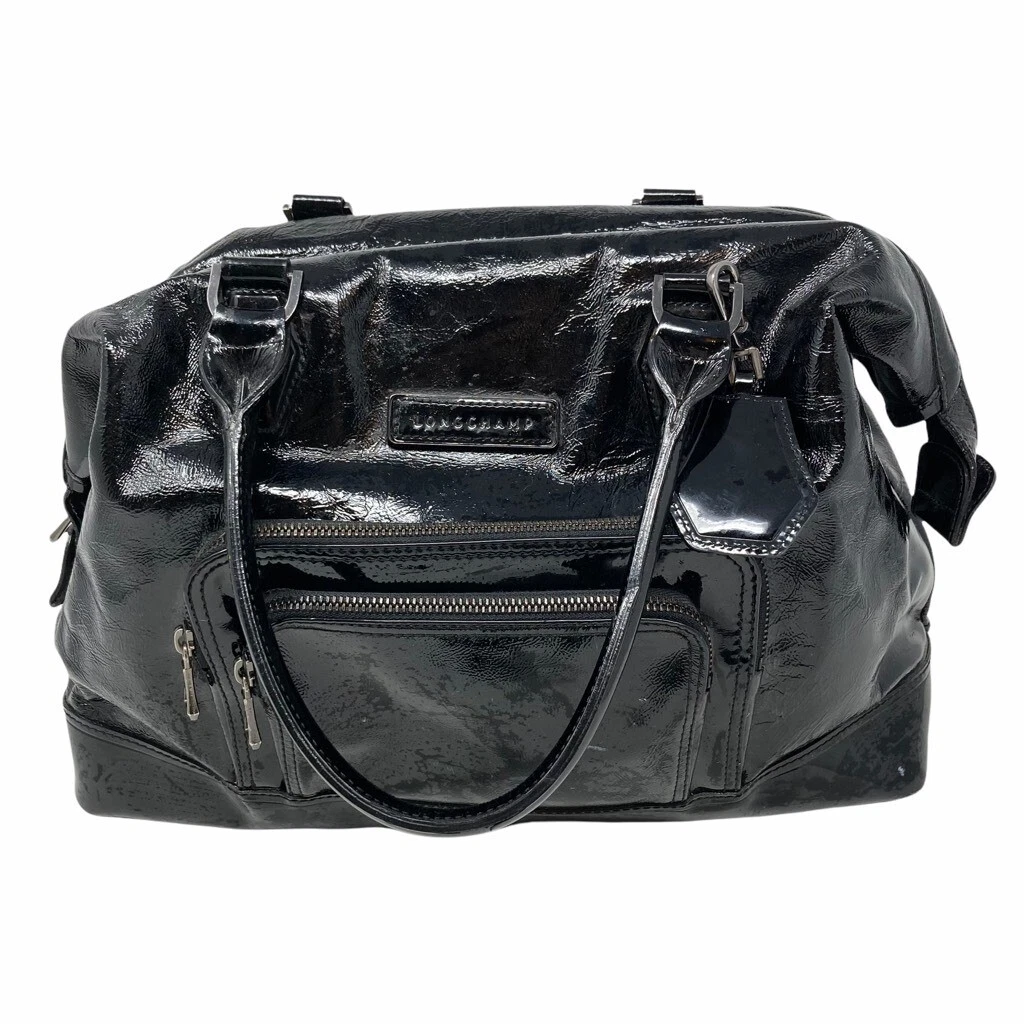 Sac longchamp 2025 noir vernis