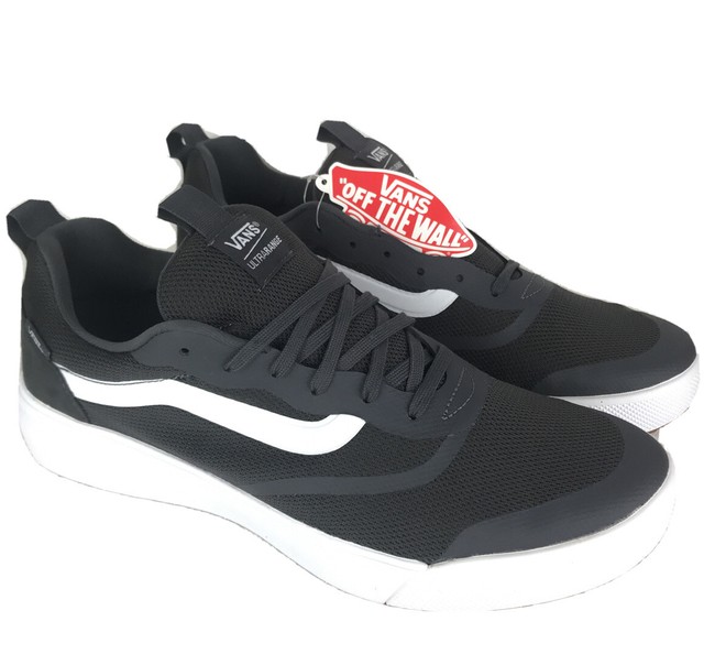 vans ultrarange rapidweld obsidian & true white shoes