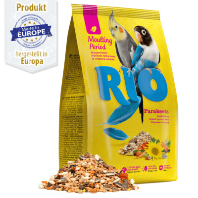 RIO - Vogelfutter für Großsittiche - 1 kg - Vogelfutter für die Mauser
