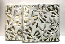 LOT OF 2 PACKS PAPER NAPKINS 20 COUNT EACH 13" X 13" / 3 PLY NIP TALKING TABLES