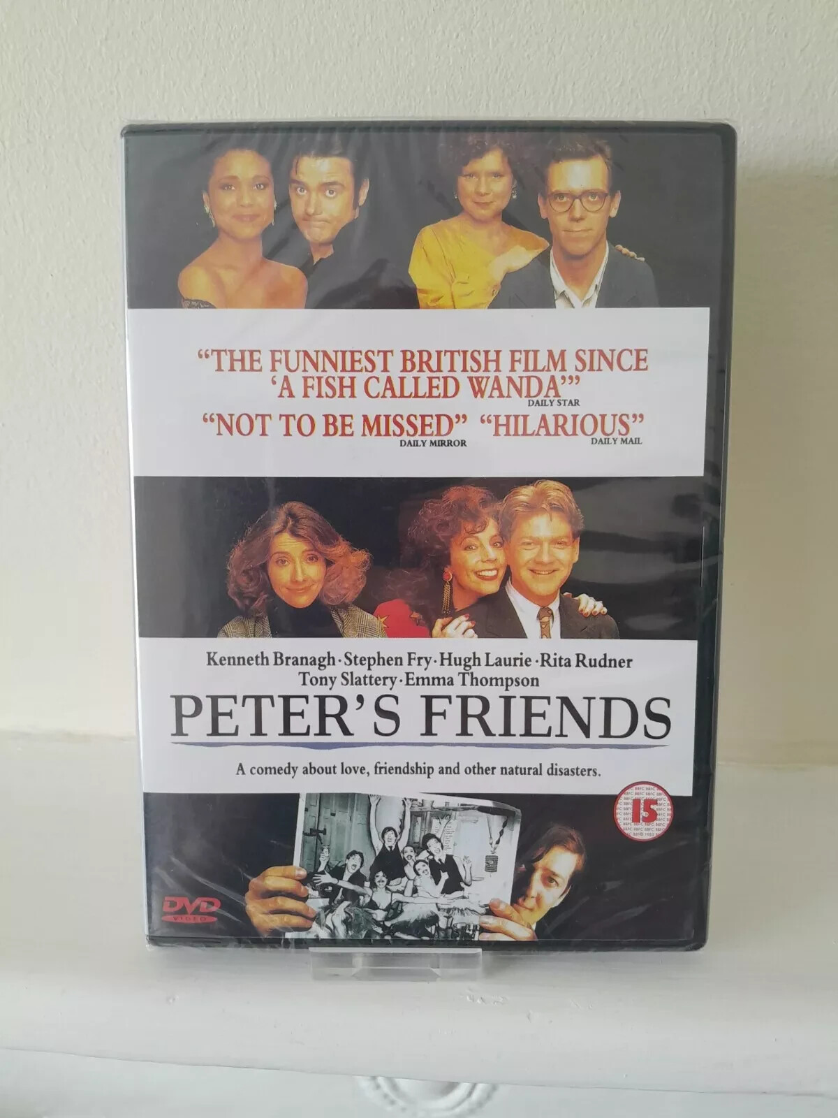 PETER'S FRIENDS DVD KENNETH BRANAGH EMMA THOMPSON HUGH LAURIE STEPHEN FRY FILM
