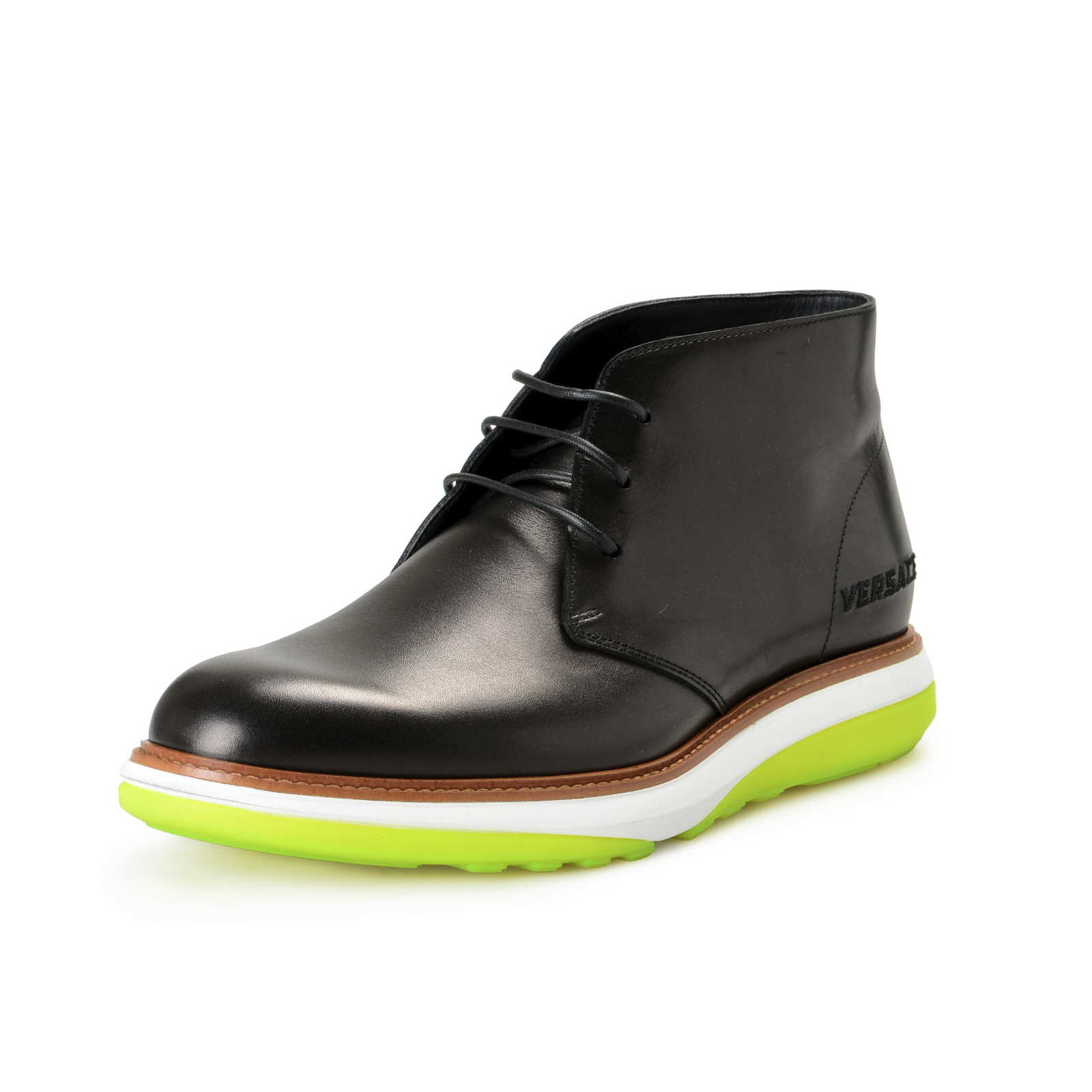 Мужские черные кожаные ботильоны Versace размер обуви US 8 IT 41 110790₽