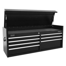 Sealey Premier&trade; Heavy-Duty Extra-Wide Topchest 7 Drawer 1415mm - Black