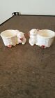 Avon Ceramic Bunny Rabbit Taper Candle Holders Set of 2 Used in box