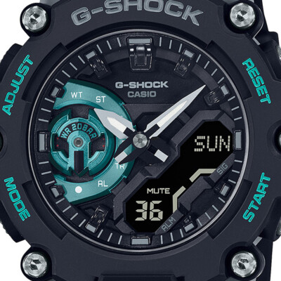 CASIO G-SHOCK GA-2200M-1AJF Black Analog Digital Quartz Men's