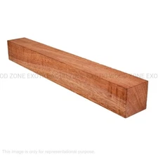 African Mahogany Turning Blank 1.5x 1.5x 6 Woodturning Lumber- Free US Shipping
