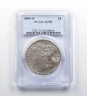 AU55 1896-O Morgan Silver Dollar PCGS *0281