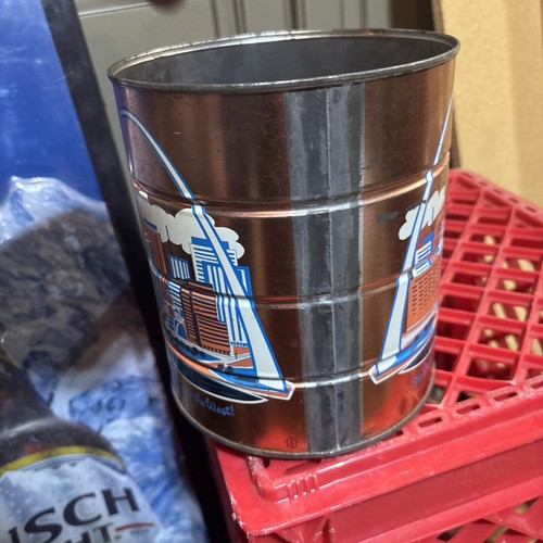Vintage Manhattan Coffee Can St Louis Gateway To The West National Park Arch EUC - Picture 12 of 15