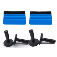 6 x Car Wrap Gripper Magnet & Squeegee Sign making Graphic Vinyl Magnetic Holder