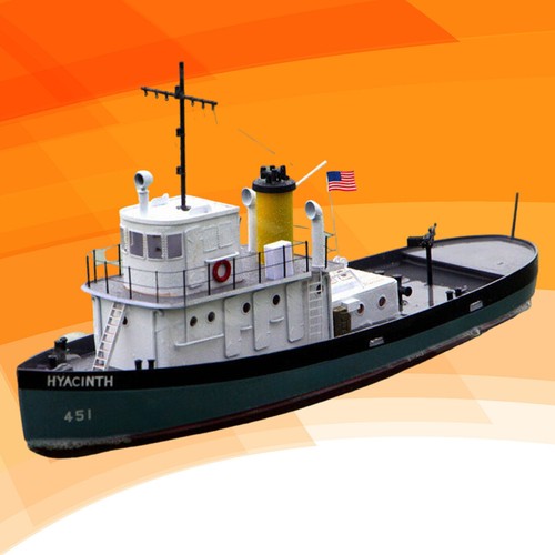 Lo último 1:96 Escala 308 mm RC Modelo Kits Remolcador Barco de Trabajo Hágalo Usted Mismo Modelo Adulto - Imagen 7 de 13