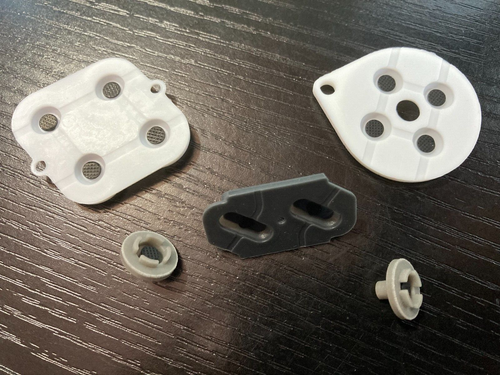 SNES Super Nintendo / Famicom Replacement Buttons Rubber Pads Parts Repair - Picture 2 of 2