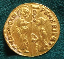 Venezia Pasquale Malipiero Zecchino Oro Gold Gr. 3.51 Excellent Rare