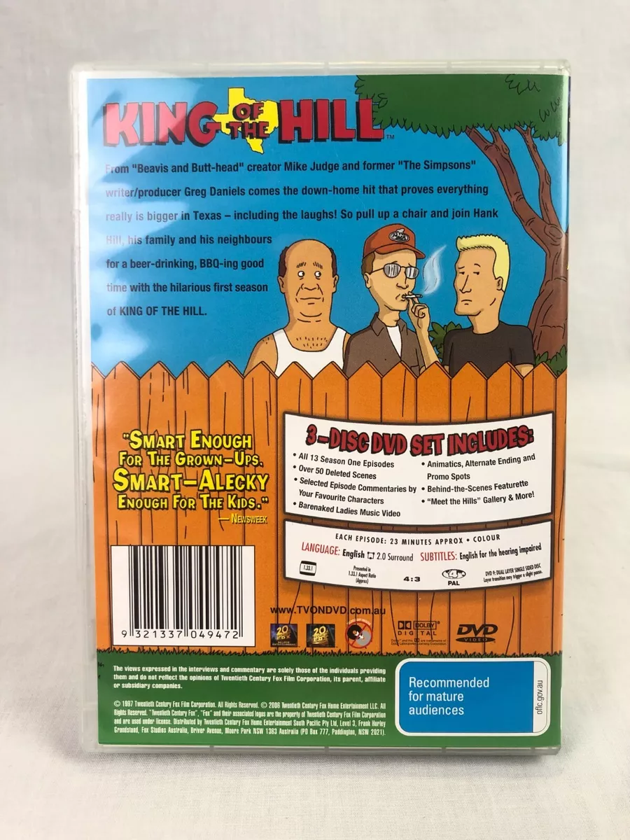 King Of The Hill : The Complete First Season - DVD - Region 4