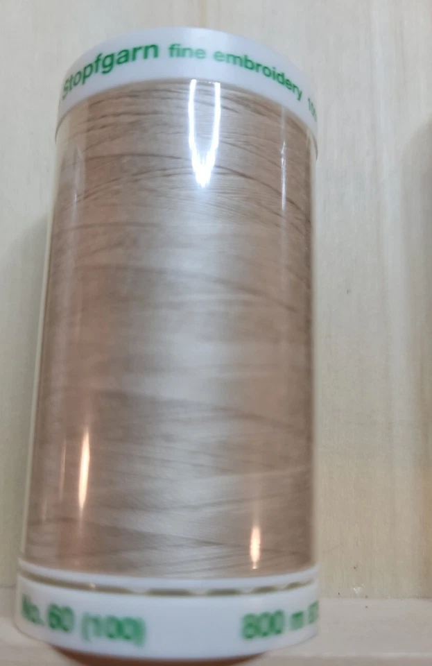 Mettler Cotton Thread Silk Finish 60 weight 2 ply 170d 800 meters/875 yards - Image 2 of 4