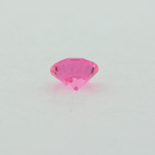 Loose Round Cut Shape Pink Sapphire CZ Stone Single Cubic Zirconia Birthstone - Picture 4 of 121