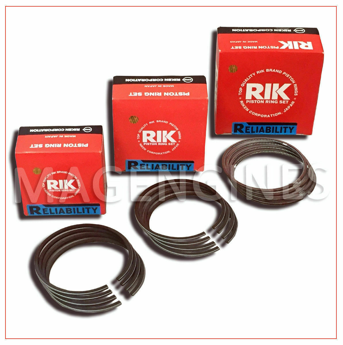 PISTONS & RING SET ISUZU 4JA1 FOR TF PICK UP D-MAX PANTHER