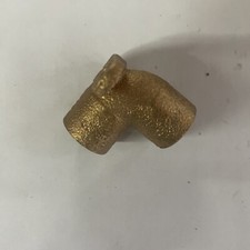 1/2" Brass Drop Ear 90 Elbow Welded x F Thread x2 USA New Lot Of 8 4 Xtras