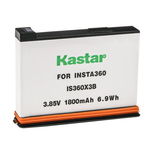 Kastar Battery for Insta360 X3 72MP Waterproof 5.7K 360° VR Action Helmet Camera - Picture 4 of 7