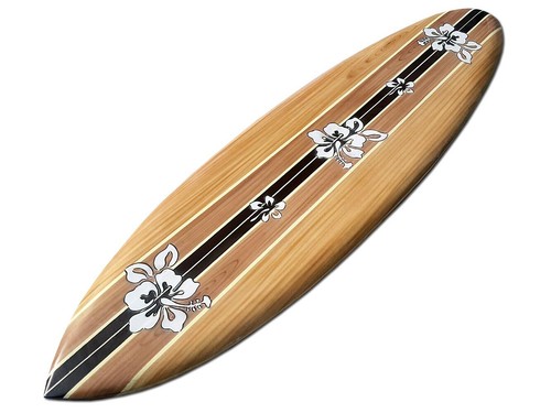 Deko Holz Surfboard 100 cm lang Airbrush Design Surfing Surfen Wellenreiten 1865 - Bild 4 von 5
