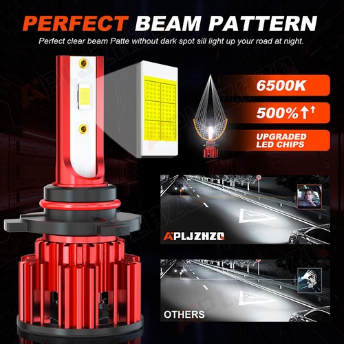 For Ford F150 2015-2020 6000K 9005 H11 4x LED Headlight Bulbs High-Low Beam Kit - Picture 10 of 24