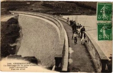 Old postcard Commentary Le Barrage de la catch d'eau prés Larequille-View downstream (263076)
