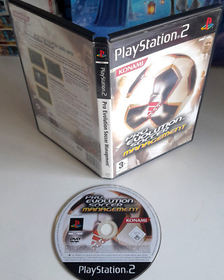 Sony Vintage Pro Evolution Soccer Management Playstation 2 Ps2 Video Game