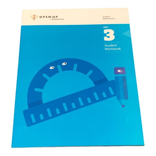 Brand NEW Open Up Resources Grade 8 Unit 3 Mathematics Homeschool 2018 ...