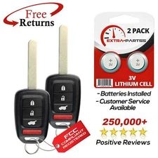 2 For 2017 2018 2019 Honda CR-V Keyless Entry Remote Car Key Fob MLBHLIK6-1TA