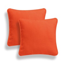 Cushion Covers Pack of 2 Plain Dyed 100% Cotton Home Sofa Car Décor 16''18''20''