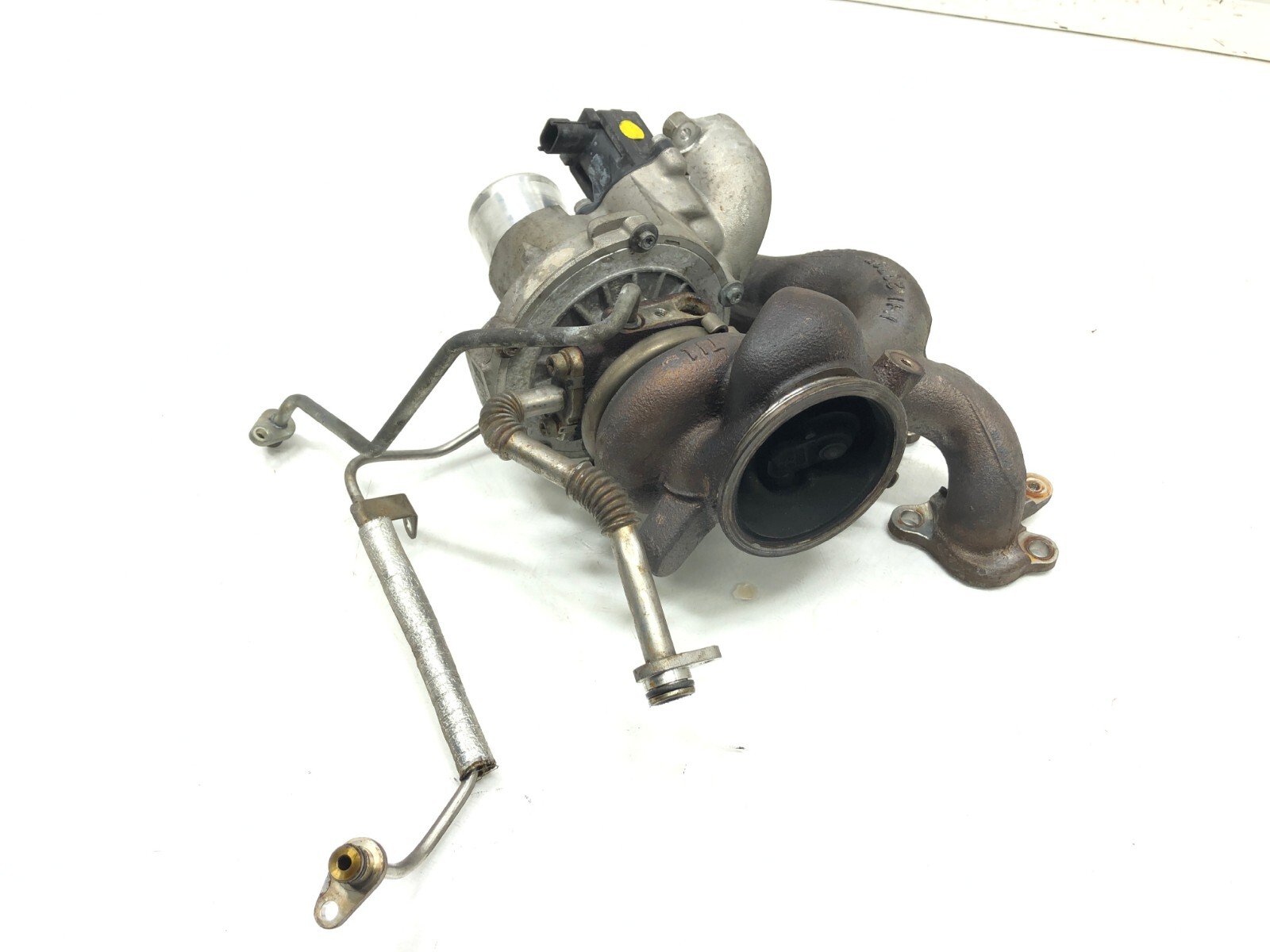 2014-2020 MASERATI GHIBLI 3.0L LEFT DRIVER TURBOCHARGER MANIFOLD OEM.
