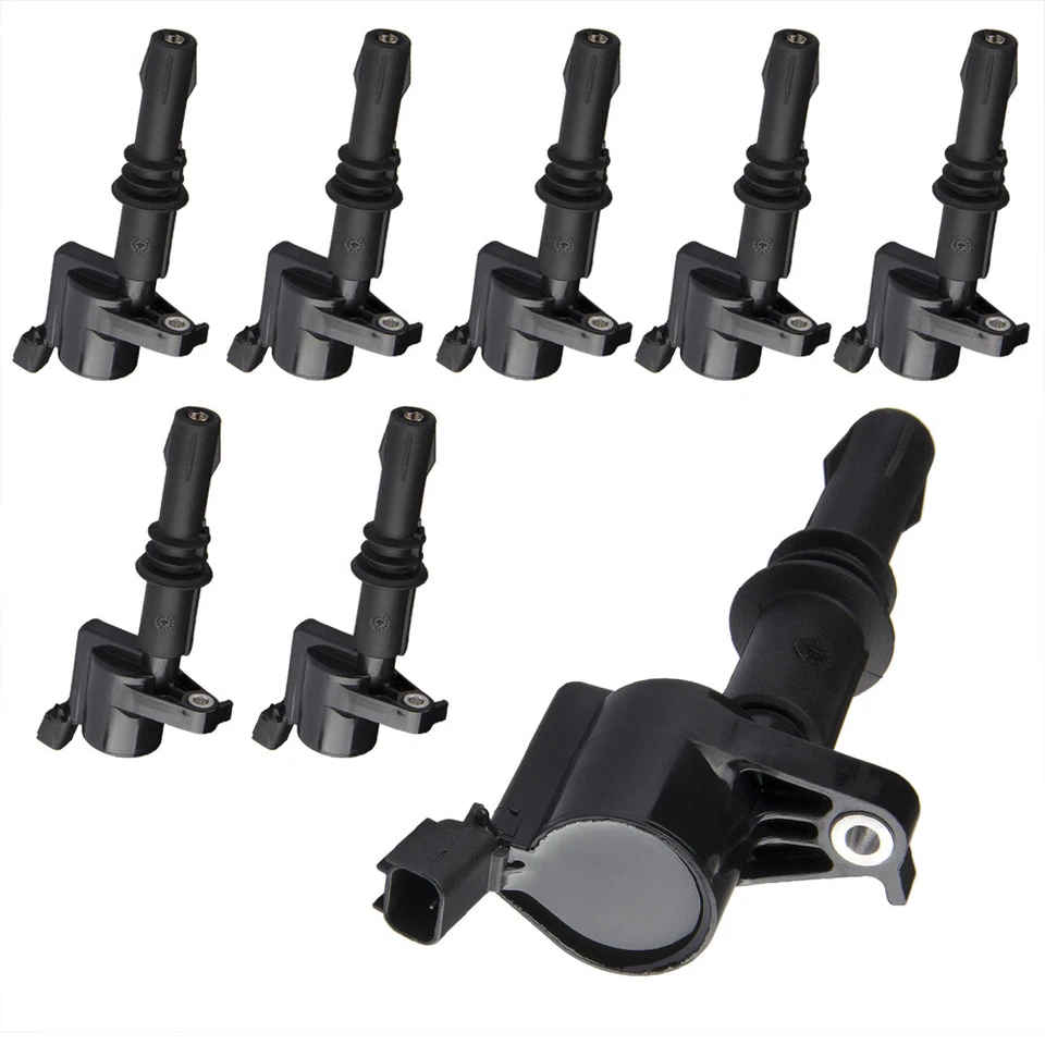Bobina de encendido DG511 8 piezas con bujías platino para Ford F-150 2004-2008 5,4 L Foto 3 de 4