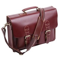Leathario Mens Leather Briefcases Laptop Tote Bags, New, Free Shipping Leathario Mens Leather Briefcases Laptop Tote Bags, New, Free Shipping