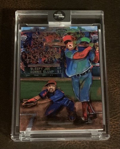 PRESIDENTIAL DERBY DI ANDREW THIELE - TRUMP & BIDEN DUAL SIDED CARD - PR 720 - Foto 1 di 4