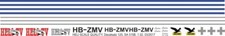 Decal 125 SA 315B Lama Heli-TV HB-ZMV
