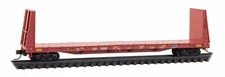 Micro-Trains # 05400451 Canadian Pacific 61' Bulkhead Flatcar # 316414 N-Scale