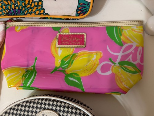 Dior Lilly Pulitzer Trina Turk La Mer Kosmetiktaschen mit zwei Gesichtern 5 Stück - Bild 4 von 8