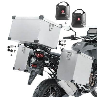 Alukoffer M14 2x40l für Ducati Multistrada 1200 Enduro + TC 60l + Innentaschen