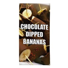 Vertical Vinyl Banner Multiple Sizes Outdoor Weatherproof Industrial Yard Signs