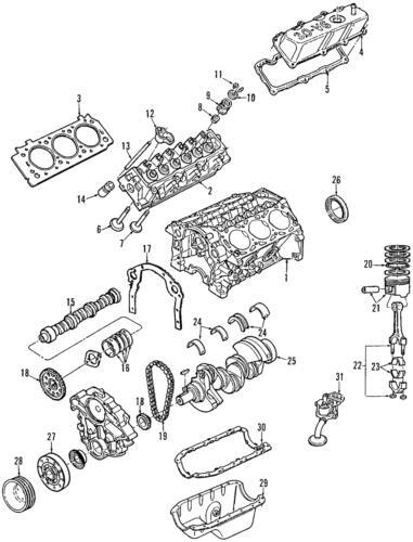 Sellos de válvula para Ford (N/P YF1Z-6571-CA)