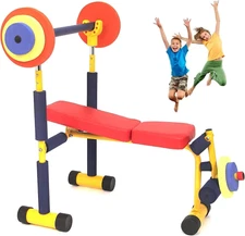 Kids' Adjustable Fun Exercise Toy Fitness Equipment Dumbbell Set for Beginner Ex