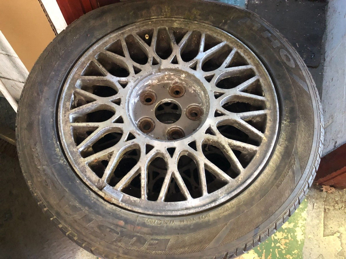 MAZDA RX7 FC TURBO II COUPE SET OF 4 BBS OEM ALLOY WHEELS - JIMMYS