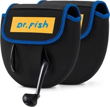 Dr.Fish Fishing Reel Cover for Spinning Reel, Fits 1000-6000 and up, Neoprene...