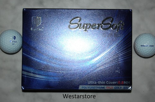 nuove palline da golf CAITON SUPER SOFT 1 DOZZINA bianche OMAGGIO 2 dozzine TEES + PENNARELLI - Foto 1 di 5