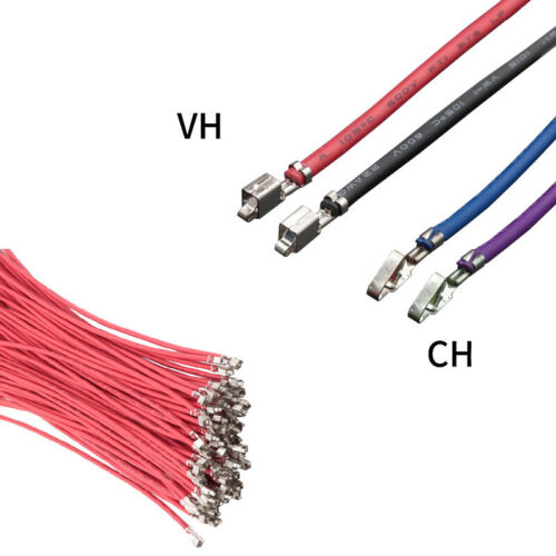 22AWG VH/CH3.96 Terminal Wire 3.96mm Connector Plug Electronic Cable 20cm/30cm - Picture 1 of 16