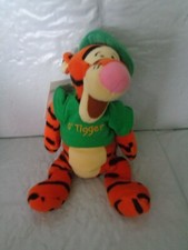 NWT - Disney Store - St. Patrick's Day Tigger - Mini Bean Bag Plush 9"
