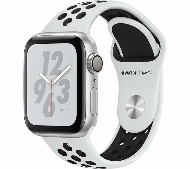 Apple Watch Series 4 Nike+ 40 mm Silver Aluminum Case with Pure Platinum/Black Nike Sport Band