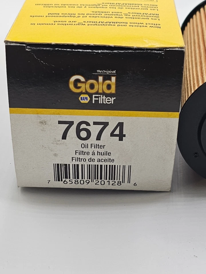 (QTY2)NAPA Gold 7674 масляный фильтр Encore для Chevy Cruze Colorado GMC Canyon Astra - Изображение 2 из 4