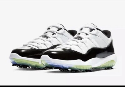 NEW Nike Air Jordan XI 11 Low Concord Golf Shoes AQ0963-101 NEW Nike Air Jordan XI 11 Low Concord Golf Shoes AQ0963-101