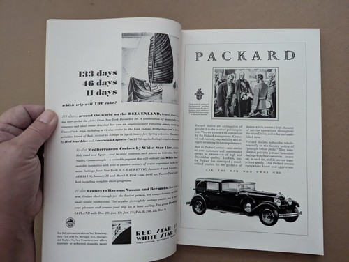 Lot 12 The National Geographic Magazine 1929 FULL Year NEAR MINT Car ADS No Map - Picture 16 of 20